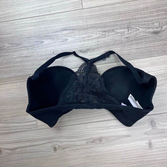 Victoria’s Secret Body by Victoria Lined Demi Front-Close Lace Racerback Bra 34D - Picture 3 of 10